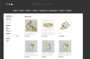 watsanajewellery website image